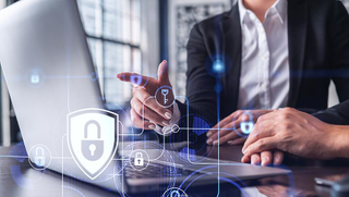 Cybersecurity stock image