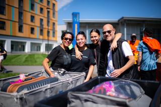 Family at move in