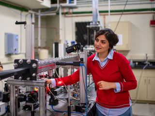 PhD graduate Shabnam Mohammadshahi in Dr. Ling's lab