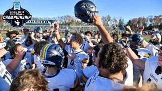 Football team celebrating