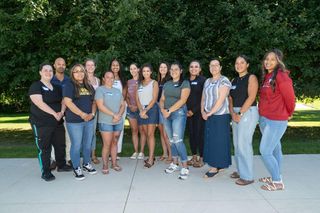 Group of Nurses from Southcoast health posing