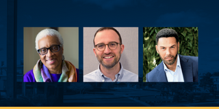 Justice Geraldine Hines, Martin Kurzweil, and Steve Pemberton