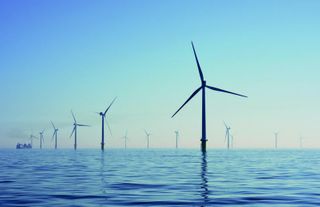 Wind Turbines in ocean