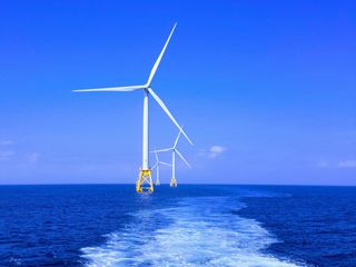 Wind turbines at Block Island Wind RI