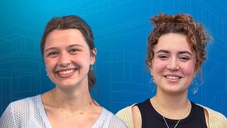 Rachel Krula and Mary Kudarauskas