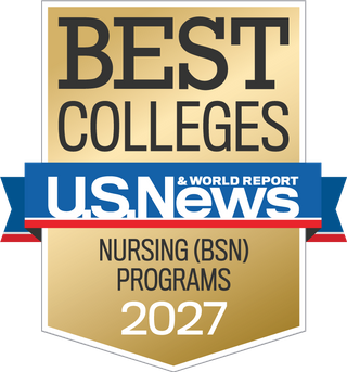 2027 U.S. News and World Report Best Colleges: Nursing badge