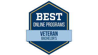Best Online Programs Veteran Bachelors Badge