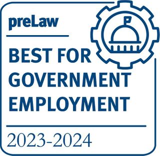 preLaw Best For Government Employment Badge