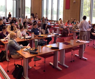 Orientation for a group of people under the Office of Faculty Development