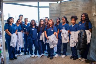 Nursing Students at White Coat Ceremony