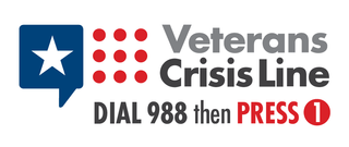 Veterans Crisis Line: Dial 988 then Press 1