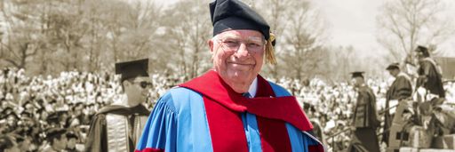 Reverend Robert Lawrence at the 2016 Undergraduate & Graduate Commencement Ceremony for the College of Arts & Sciences 