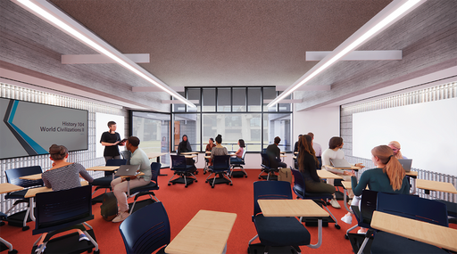LARTS Classroom Rendering Photo