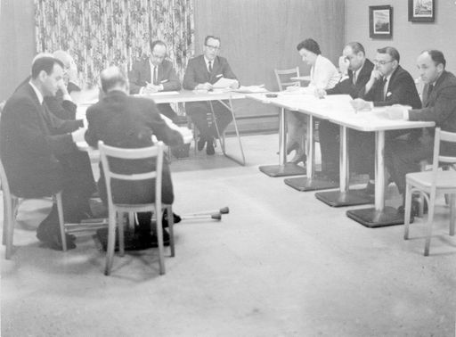 1960 - SMTI Board of Trustees meeting at the Capri Motel, Dartmouth, Massachuse