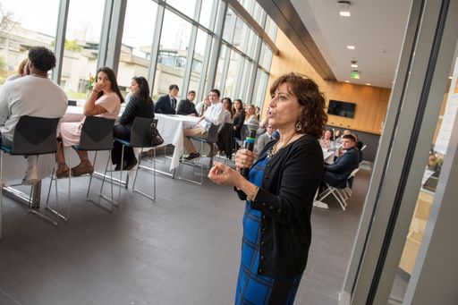 Center for Marketing Research Student Client Reception