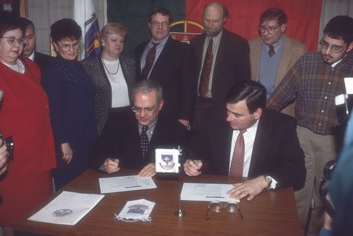 Signing of academic program exchanges