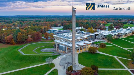 Campus Aerial with Claire T. Carney Library