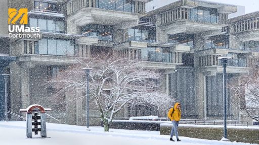 Claire T. Carney Library in the Winter