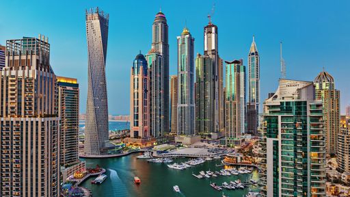 Dubai Marina at Dusk