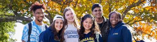 UMassD Students in the fall