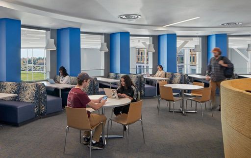 Students in The Grove