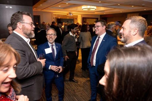 Chancellor's Reception at the UMass Club in Boston on January 29