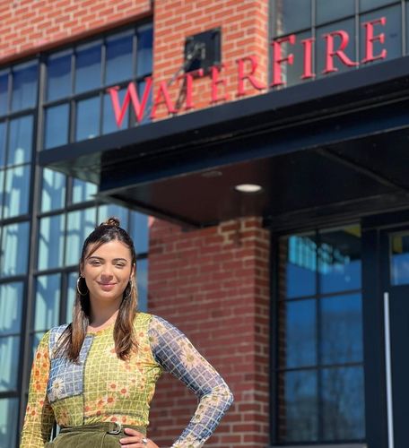 Grechel Rosado '20 at Waterfire Arts Center