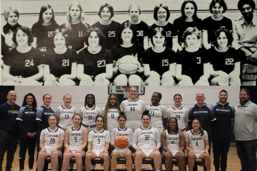 First yearbook photo vs. current