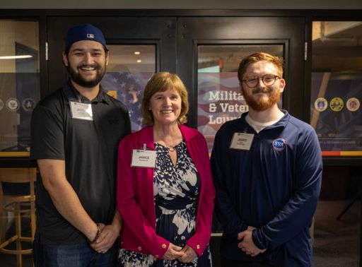 UMassD donor and students
