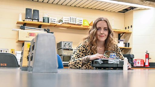 Abigail Keith lab portrait