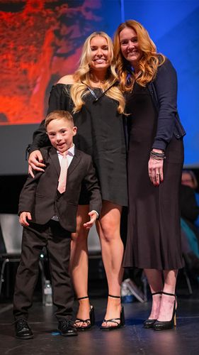 Hannah Kaplinger, mother, and nephew