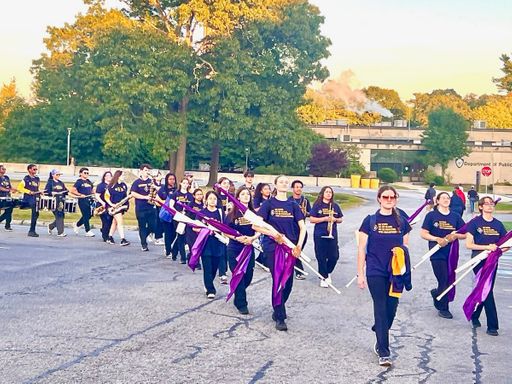 Corsair Band marching