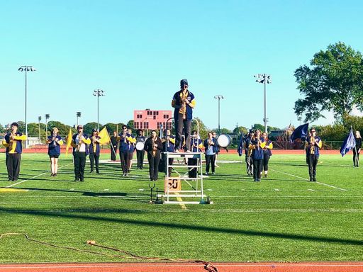 Corsair Band on the field