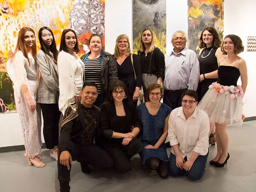 2019 BFA Senior Exhibition - Artist group photo