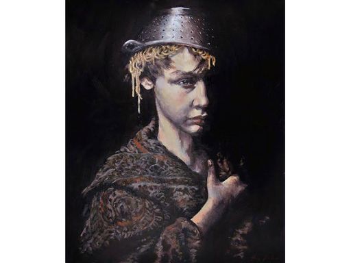 Dean's Award: Henry Johnstone (Senior)  Al Dante, 2018  Oil on Canvas, Concord-Carlisle Regional High School, MA, Art Teacher: Joseph Pickman