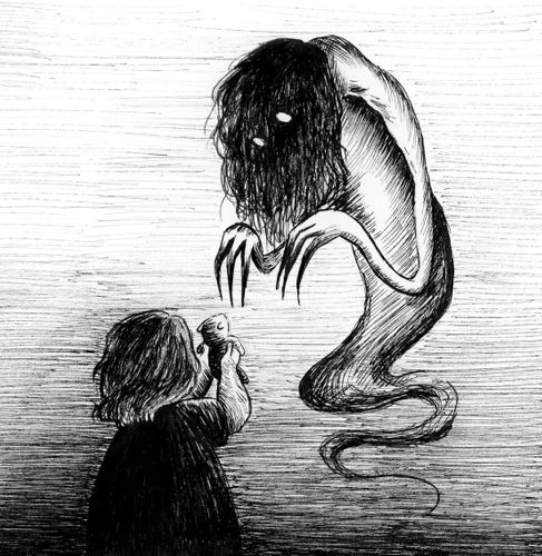 Dream 3, 2020, ink illustration, 5.5 x 5.31 inches