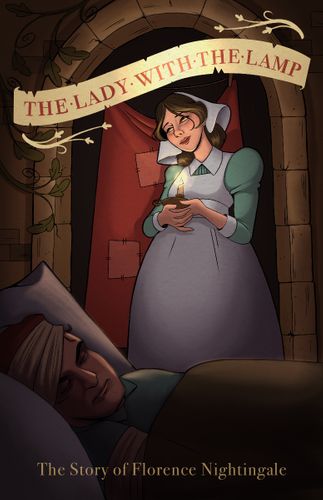 Florence Nightingale, 2021, digital illustration, book cover, 11x17