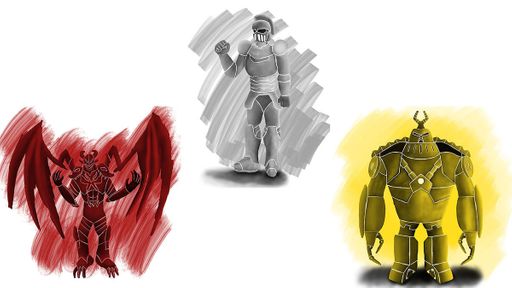 Armor Redesigns, Sep 16, 2020, concept sketches of some redesigns of the suit of armor