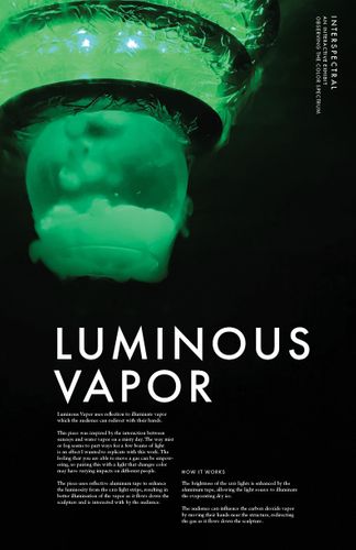 Interspectral (Luminous Vapor), 2021, 2021, inkjet poster, 24 x 36 inches