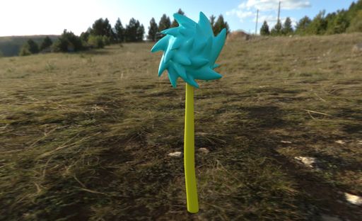 Blue Tree, 2021, 3d modeled tree asset, 1200x731