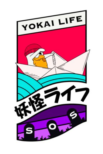 Gone Fishing Pocket, 2021, front apparel design, 15 inches x 20 inches