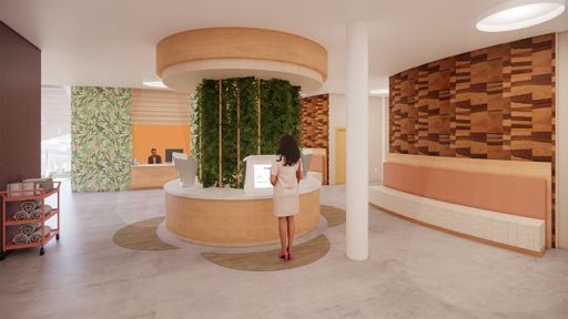 Canopy Coworking, 2021, kiosk check-in