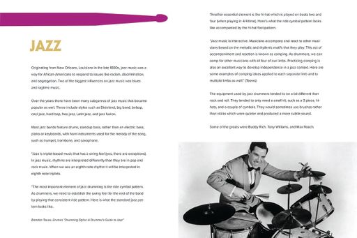 A Full Measure’s Jazz Spread, 2021, style of music example spread, 16.5 x 11.5 inches