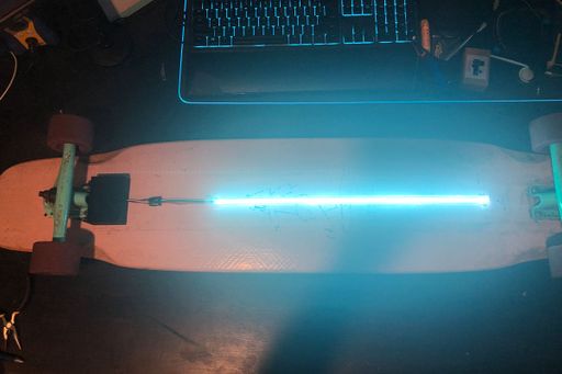 Final prototype with light