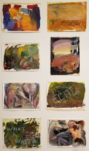 Studies, 2020, canvas paper, 9 X 12 inches