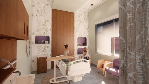 Patient Room, 2021, clinical patient room