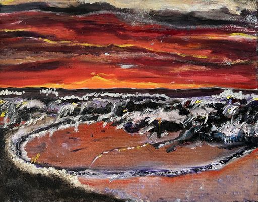 Chatham Tides, 2022, oil on canvas, 12 x 16 inches