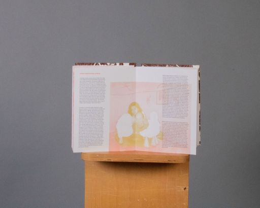 For The Sake of Me sixteenth spread, 2022, the second informational spread Cultural Understandings of Money, 7.75x11.75 in