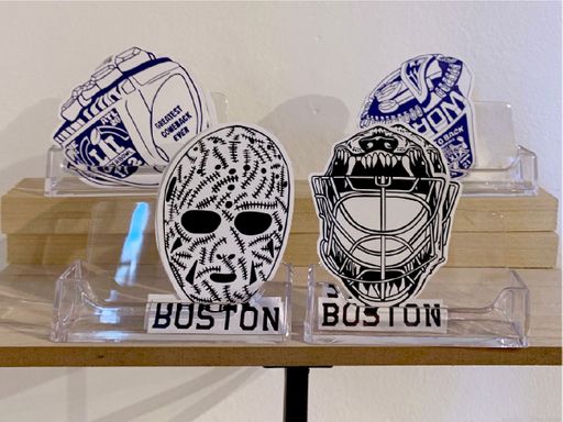 Stickers, 2022, take away stickers for the exhibition, 3.5 x 3.5 in