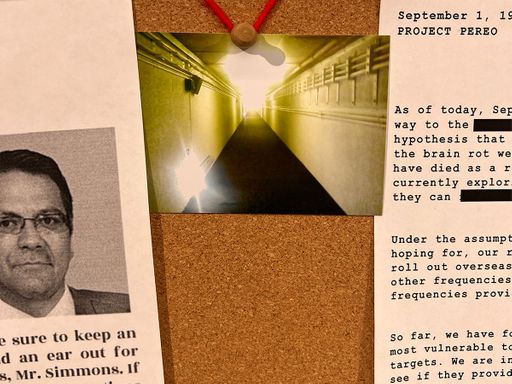 Neighborville, 2022, a photo of inside the military compound, 4 x 6 in